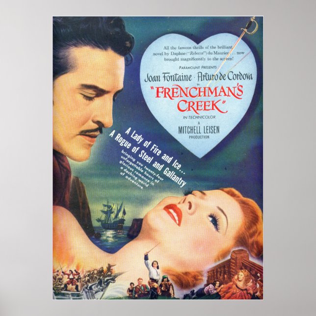 Vintage Joan Fontaine Poster (Front)