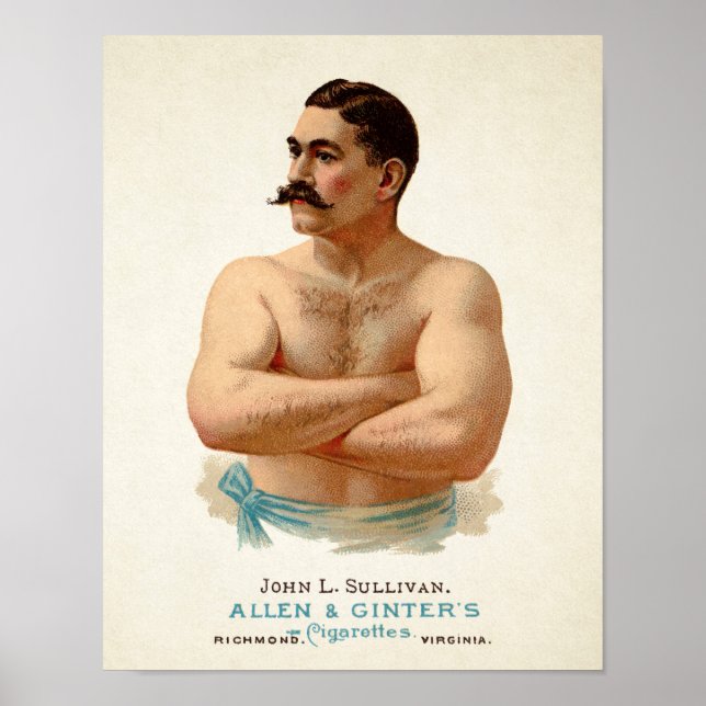 Vintage John L. Sullivan Advertisement Poster (Front)