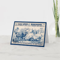 Vintage John Robinson Circus Poster