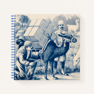 Vintage John Robinson Circus Poster Notebook