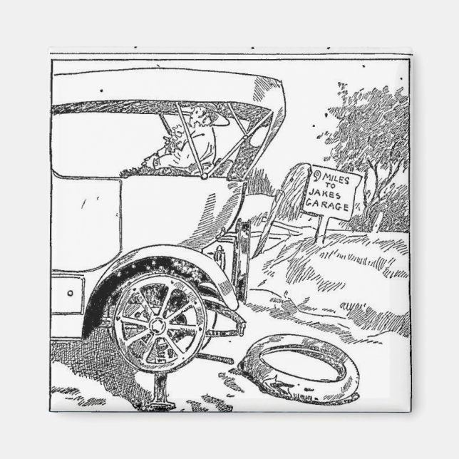 Vintage joke magnet (Front)