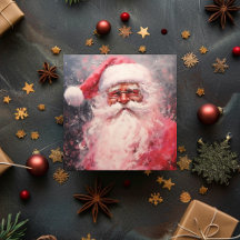 Vintage Jolly Retro Santa Claus