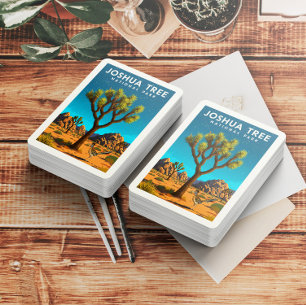 Vintage Joshua Tree National Park Playing Cards