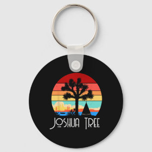 Vintage Joshua Tree National Park Retro Outdoor Ca Key Ring
