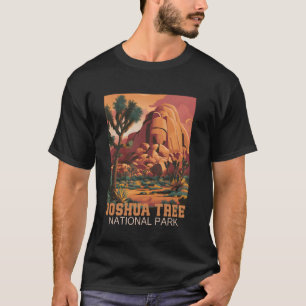 Vintage Joshua Tree National Park Retro Outdoor Ca T-Shirt