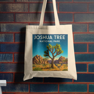Vintage Joshua Tree National Park Tote Bag