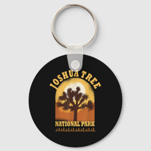 Vintage Joshua Tree Retro National Park Key Ring