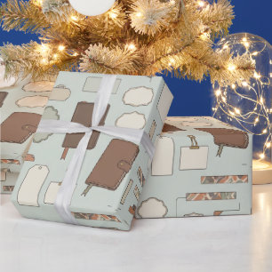 Vintage Journalling Ephemera Wrapping Paper