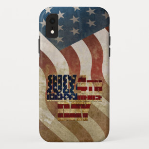 Vintage July 4th Independence Day Design Case-Mate iPhone Case
