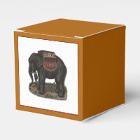 Vintage Jumbo Circus Elephant Retro Die-Cut Card