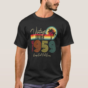 Vintage June 1959 63rd Birthday 63 Year Old T-Shirt