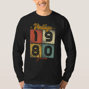 Vintage June 1980 42 Year Old 1 T-Shirt