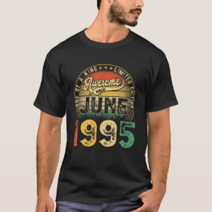 Vintage June 1995 26Th Birthday Decorations Funny T-Shirt