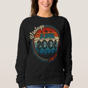 Vintage June 2008 14 Years Old Birthday Sweatshirt