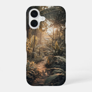 Vintage Jungle Path iPhone 16 Case