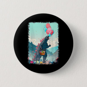 Vintage Kaiju Easter Day Shirt Kaiju Japanese Art 6 Cm Round Badge