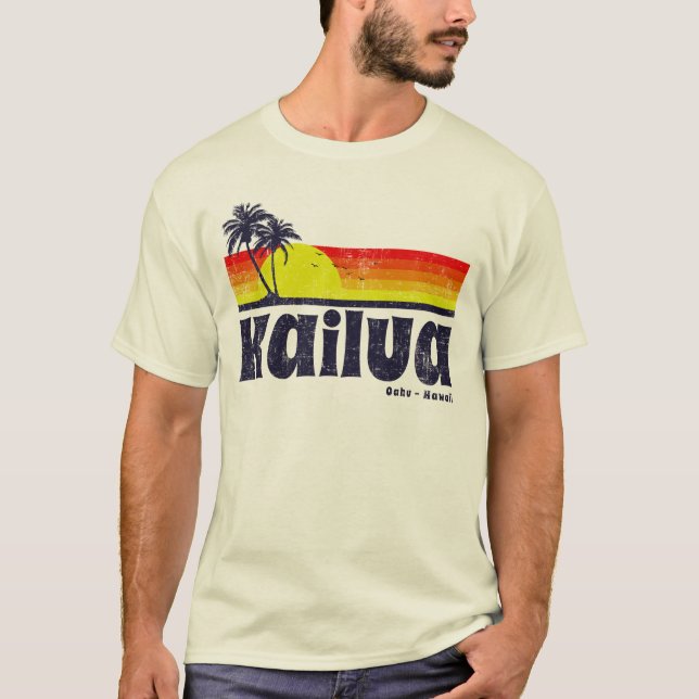 Vintage Kailua Oahu Hawaii T-Shirt (Front)