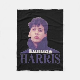 Vintage Kamala Harris Young Kamala  Fleece Blanket