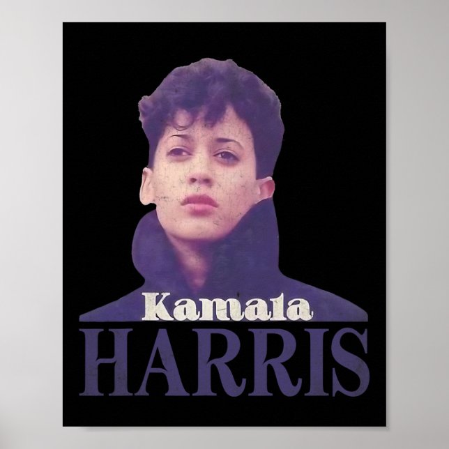 Vintage Kamala Harris Young Kamala  Poster (Front)