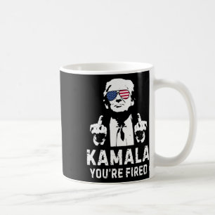 Vintage Kamala You’re Fired! Trump 2024 Coffee Mug