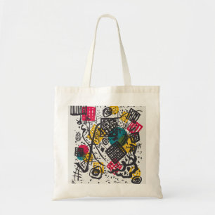 Vintage Kandinsky Kleine Welten V Bauhaus Abstract Tote Bag