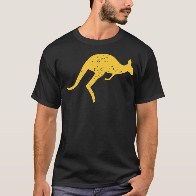 Vintage Kangaroo Australia Aussie Roo T-Shirt (Front)