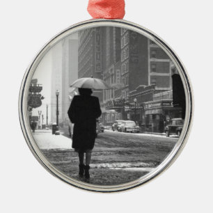 Vintage Kansas City West 12th Street Metal Tree Decoration