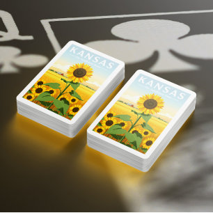 Vintage Kansas Playing Cards