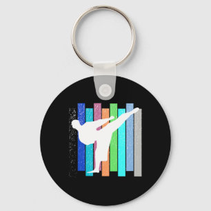 Vintage Karate Judo Kickboxing Wrestling Men Women Key Ring