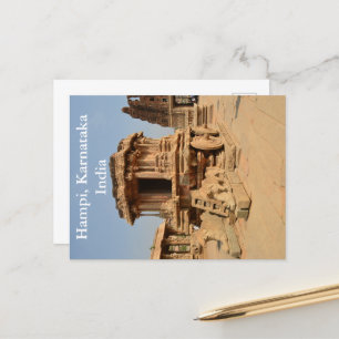 Vintage Karnataka India Vintage Tourism Travel Add Postcard