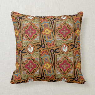 Vintage Kashmir Pattern Design Cushion