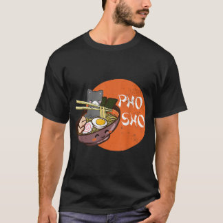 Vintage Kawaii Cat Pho Sho Vietnamese Bowl Ramen N T-Shirt