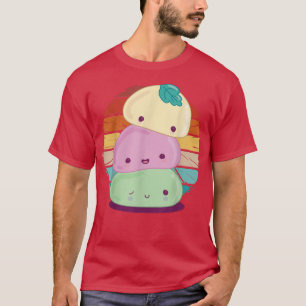 Vintage kawaii japanese sweets, cute anime sweets  T-Shirt