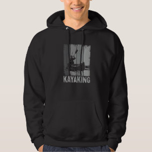Vintage Kayaking For Men Women Kayak Kayaker 4 Hoodie