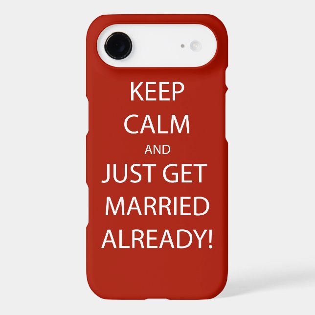 Vintage KEEP CALM  GET MARRIED (Back)