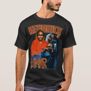 Vintage Kendricks Art Lamars Rapper80s 90s T-Shirt