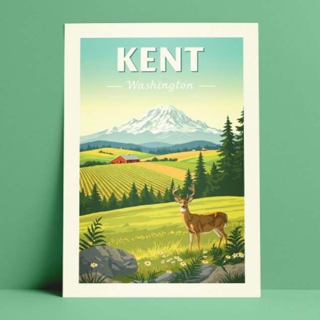 Vintage Kent Washington Postcard (Creator Uploaded)