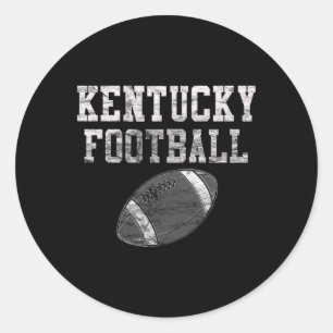Vintage Kentucky Football Classic Round Sticker