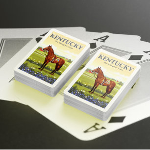 Vintage Kentucky Playing Cards