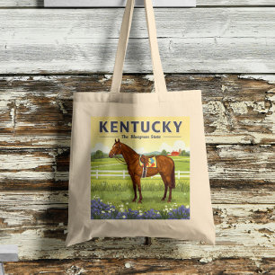 Vintage Kentucky Tote Bag