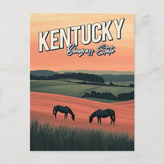 Vintage Kentucky Travel  Postcard (Front)