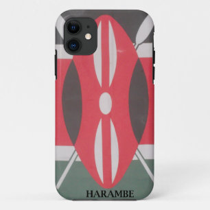Vintage Kenya Flag Harambe Design Case-Mate iPhone Case