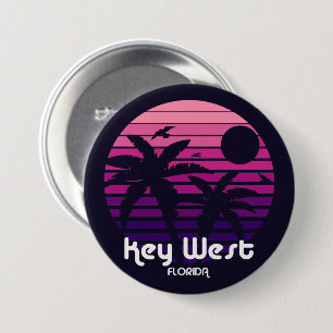 Vintage Key West Florida 7.5 Cm Round Badge