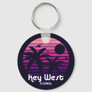 Vintage Key West Florida Key Ring