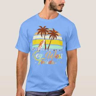 Vintage Key West Florida Keys Retro 70's Beach Vac T-Shirt