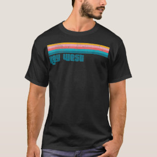 Vintage Key West Florida Keys Retro Beach Cute Wom T-Shirt