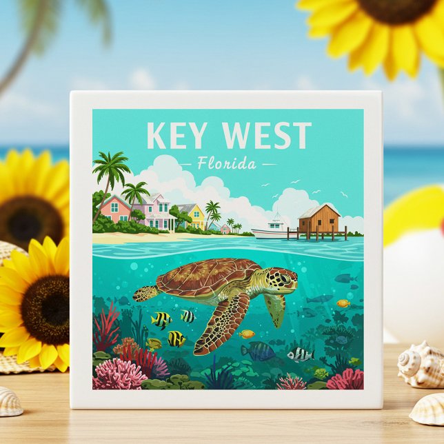 Vintage Key West Florida Tile (Creator Uploaded)