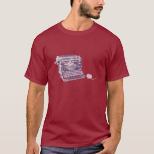 Vintage keyboard and mouse mens t-shirt