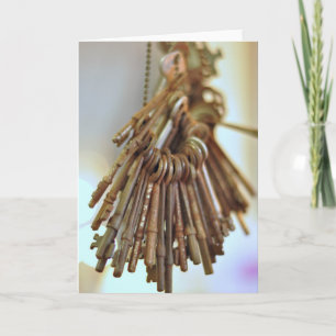 Vintage Keys Card