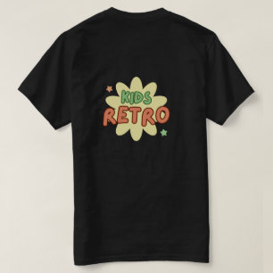 Vintage Kids Retro Tee Fun Floral Graphic tshirt